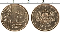 Продать Монеты Латвия 10 евроцентов 2014 Латунь