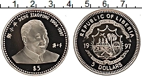 Продать Монеты Либерия 5 долларов 1997 Медно-никель