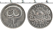 Продать Монеты Латвия 1 лат 2005 Медно-никель