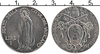 Продать Монеты Ватикан 1 лира 1941 Медно-никель