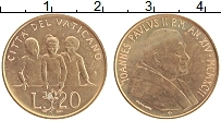 Продать Монеты Ватикан 20 лир 1992 