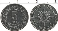 Продать Монеты Уругвай 5 песо 1989 Медно-никель
