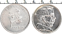 Продать Монеты Финляндия 100 марок 1995 Серебро