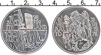 Продать Монеты Финляндия 100 марок 1998 Серебро