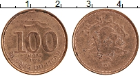 Продать Монеты Ливан 100 ливр 2000 Бронза