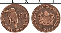 Продать Монеты Андамандские острова и Никобар 50 пайс 2011 Медь