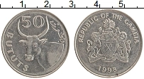 Продать Монеты Гамбия 50 бутут 1998 Медно-никель