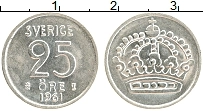 Продать Монеты Швеция 25 эре 1960 Серебро