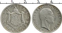 Продать Монеты Албания 1 франк 1937 Серебро