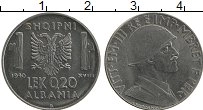Продать Монеты Албания 0,20 лек 1941 Медно-никель