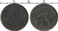 Продать Монеты Бельгия 5 сантим 1916 Цинк