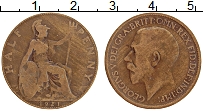 Продать Монеты Великобритания 1/2 пенни 1922 Медь
