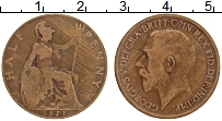 Продать Монеты Великобритания 1/2 пенни 1922 Медь