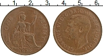 Продать Монеты Великобритания 1 пенни 1949 Бронза