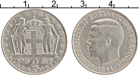 Продать Монеты Греция 2 драхмы 1966 Медно-никель