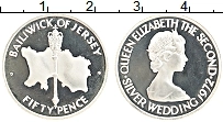 Продать Монеты Остров Джерси 50 пенсов 1972 Серебро