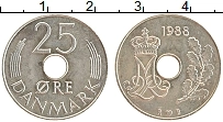Продать Монеты Дания 25 эре 1986 Медно-никель