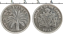 Продать Монеты Гамбия 25 бутут 1998 Медно-никель