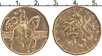 Продать Монеты Чехия 20 крон 2002 Латунь