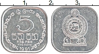 Продать Монеты Шри-Ланка 5 центов 1991 Алюминий
