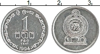 Продать Монеты Шри-Ланка 1 цент 1989 Алюминий