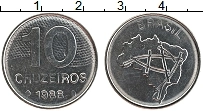 Продать Монеты Бразилия 10 крузейро 1983 Медно-никель