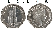 Продать Монеты Остров Мэн 50 пенсов 2004 Медно-никель