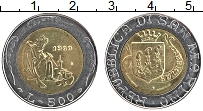 Продать Монеты Сан-Марино 500 лир 1989 Биметалл