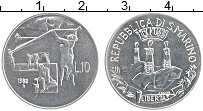 Продать Монеты Сан-Марино 10 лир 1982 Алюминий
