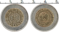 Продать Монеты Португалия 100 эскудо 1999 Биметалл