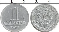Продать Монеты Бразилия 1 крузейро 1960 Алюминий