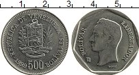Продать Монеты Венесуэла 500 боливар 1999 Сталь покрытая никелем