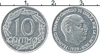Продать Монеты Испания 10 сентим 1959 Алюминий