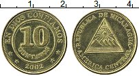 Продать Монеты Никарагуа 10 сентаво 2002 сталь покрытая латунью