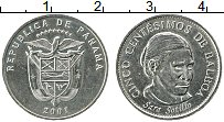 Продать Монеты Панама 5 сентесим 2001 Медно-никель