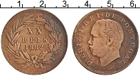 Продать Монеты Португалия 20 рейс 1885 Бронза