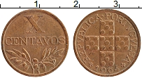 Продать Монеты Португалия 10 сентаво 1966 Бронза