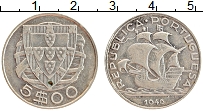 Продать Монеты Португалия 5 эскудо 1943 Серебро