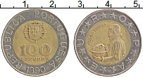 Продать Монеты Португалия 100 эскудо 1989 Биметалл