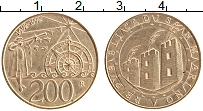Продать Монеты Сан-Марино 200 лир 1992 