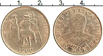 Продать Монеты Сан-Марино 200 лир 1997 