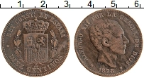 Продать Монеты Испания 10 сентим 1878 Медь