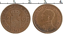 Продать Монеты Испания 2 сентима 1911 Медь