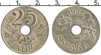 Продать Монеты Испания 25 сентим 1927 Медно-никель