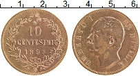 Продать Монеты Италия 10 чентезимо 1893 Бронза