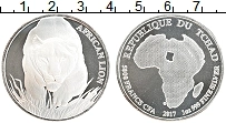 Продать Монеты Чад 5000 франков 2017 Серебро
