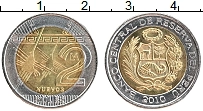 Продать Монеты Перу 2 соль 2010 Биметалл