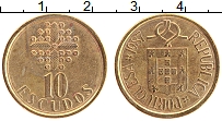 Продать Монеты Португалия 10 эскудо 1999 Латунь
