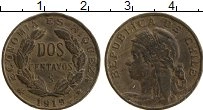 Продать Монеты Чили 2 сентаво 1879 Медь