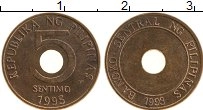 Продать Монеты Филиппины 5 сентим 1995 Бронза